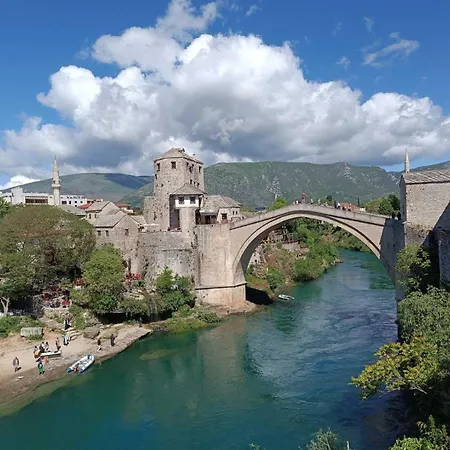 Old Bridge View Riverside Mostar